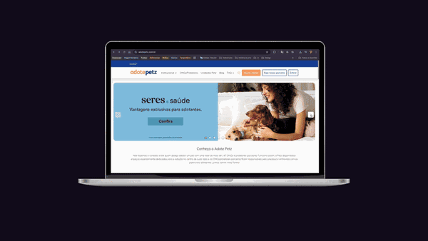 Adopt at Petz Ecommerce