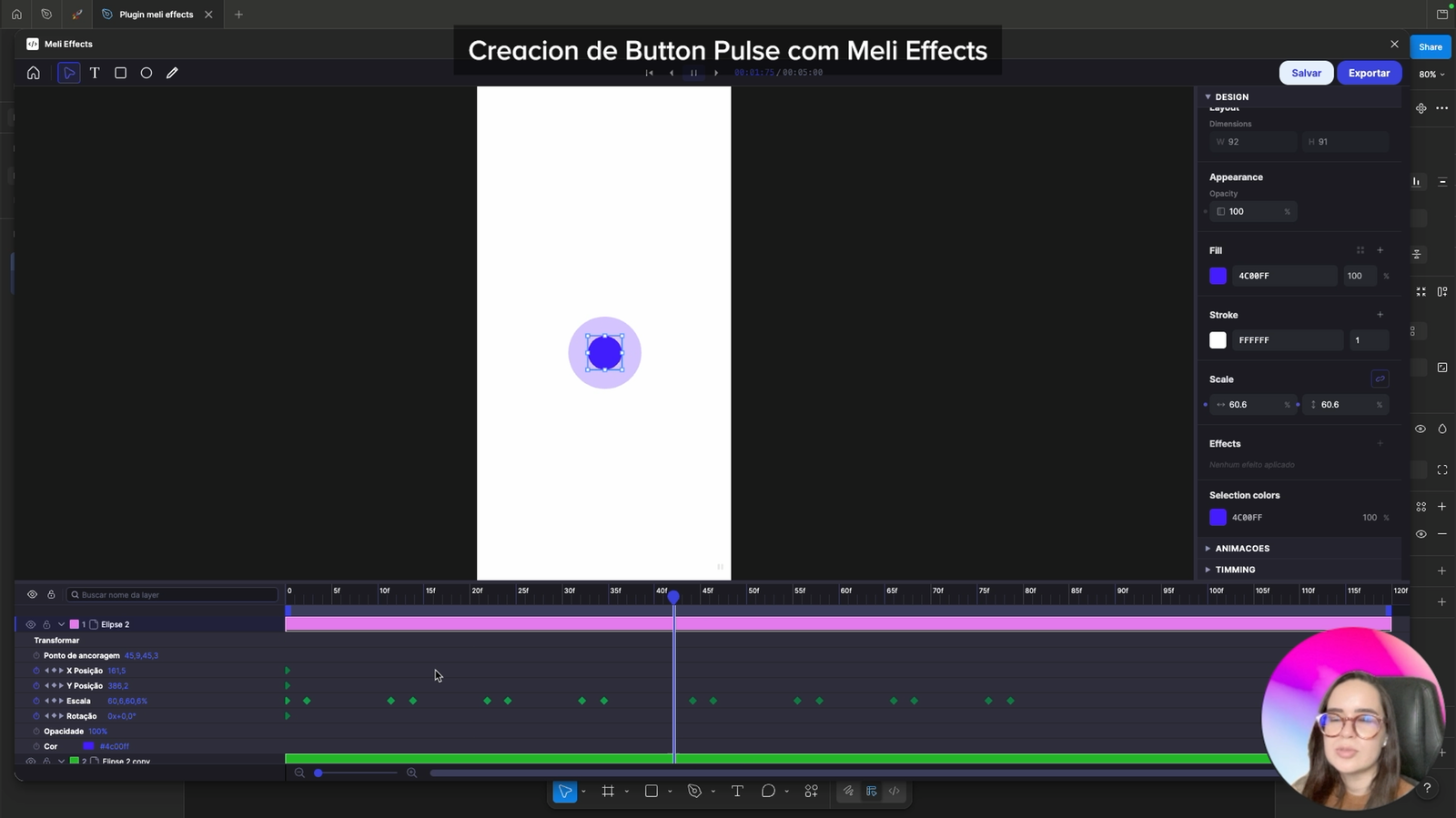 Motion handoff tool for developers video preview
